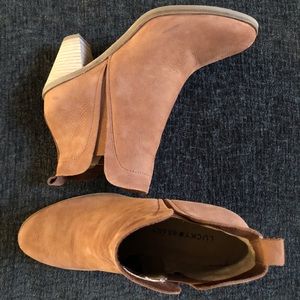 Lucky Brand Jana Suede Booties